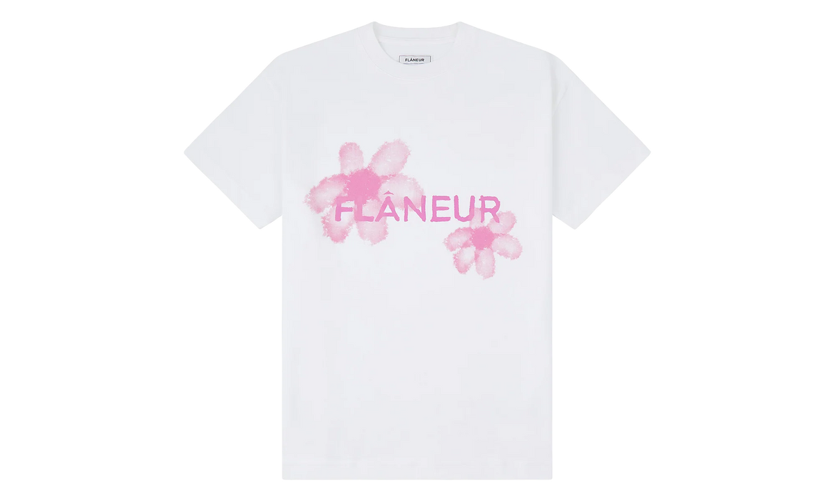 Floral Watercolor Tee "White" F15186 WHT