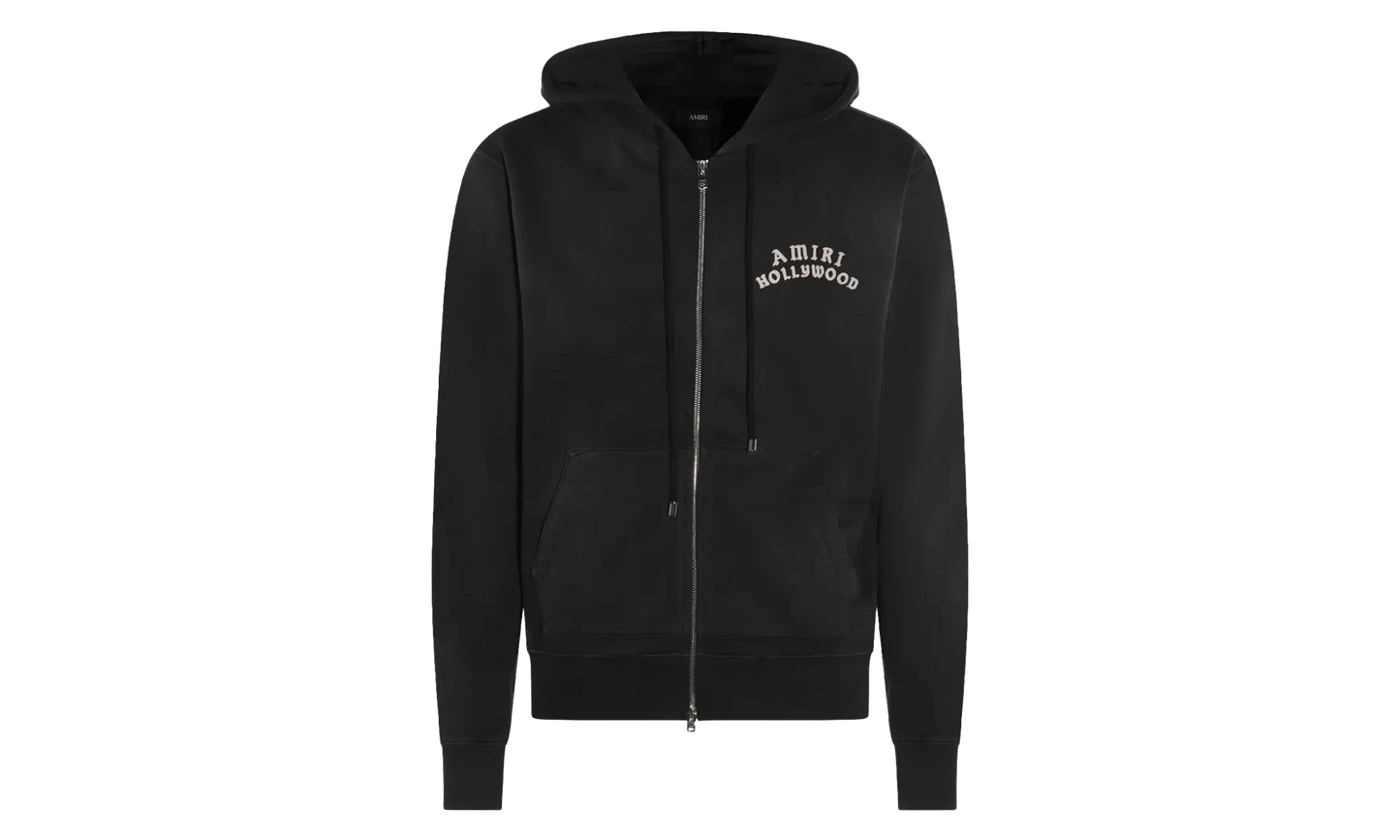 Hollywood Zip Hoodie "BLACK" AMJYHD1132