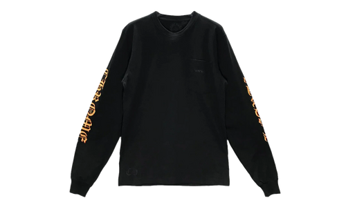 Yellow Dagger Script Logo Long Sleeve "Black" CHRM0829