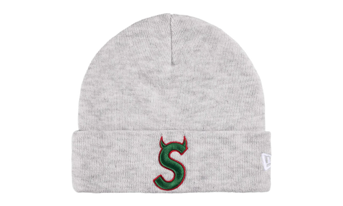 New Era Devil S Logo Beanie "SS26 - Ash Grey" SU27491