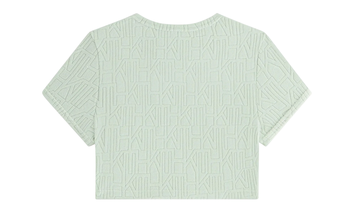 Yeni Monogram Towel Ringer Tee WMNS "Green" khw030572 4008