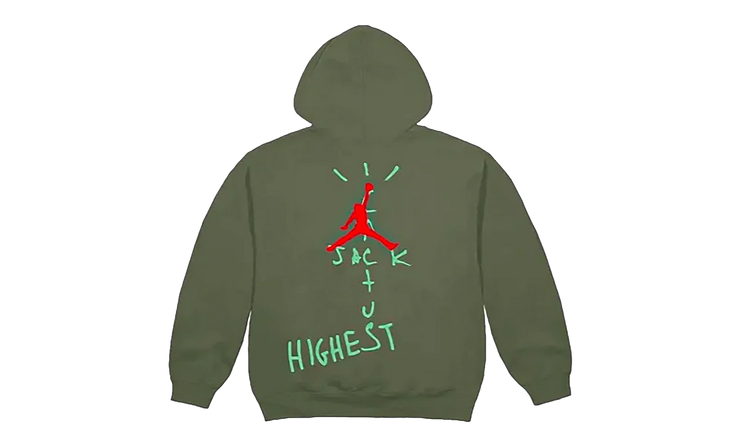 Cactus Jack x Jordan Highest Hooded Sweatshirt "Olive" CPFM50