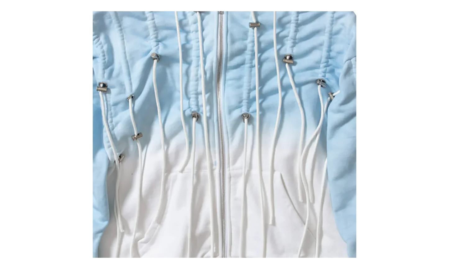 String Theory Zip Up Jacket "Sky" 1111620008SS25 SKY