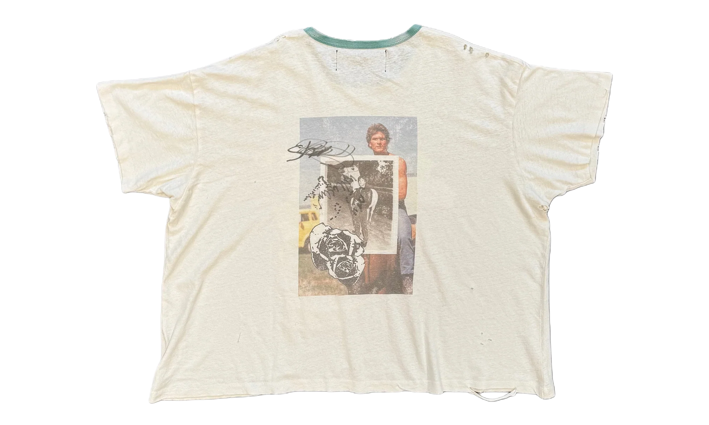 Back To Life Ringer Tee "White" 2U005Q1010VWT