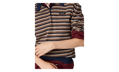 Wool Striped Polo Shirt WMNS "Falbino" MML03V 1844 F0627