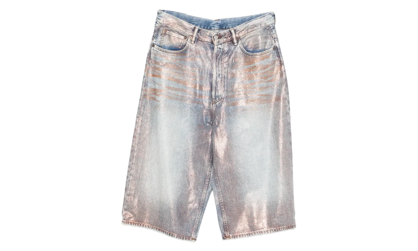 Glitter Denim Shorts "Blue" CE0075CP1