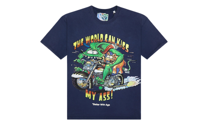 The Kiss Tee "Navy" BWA19