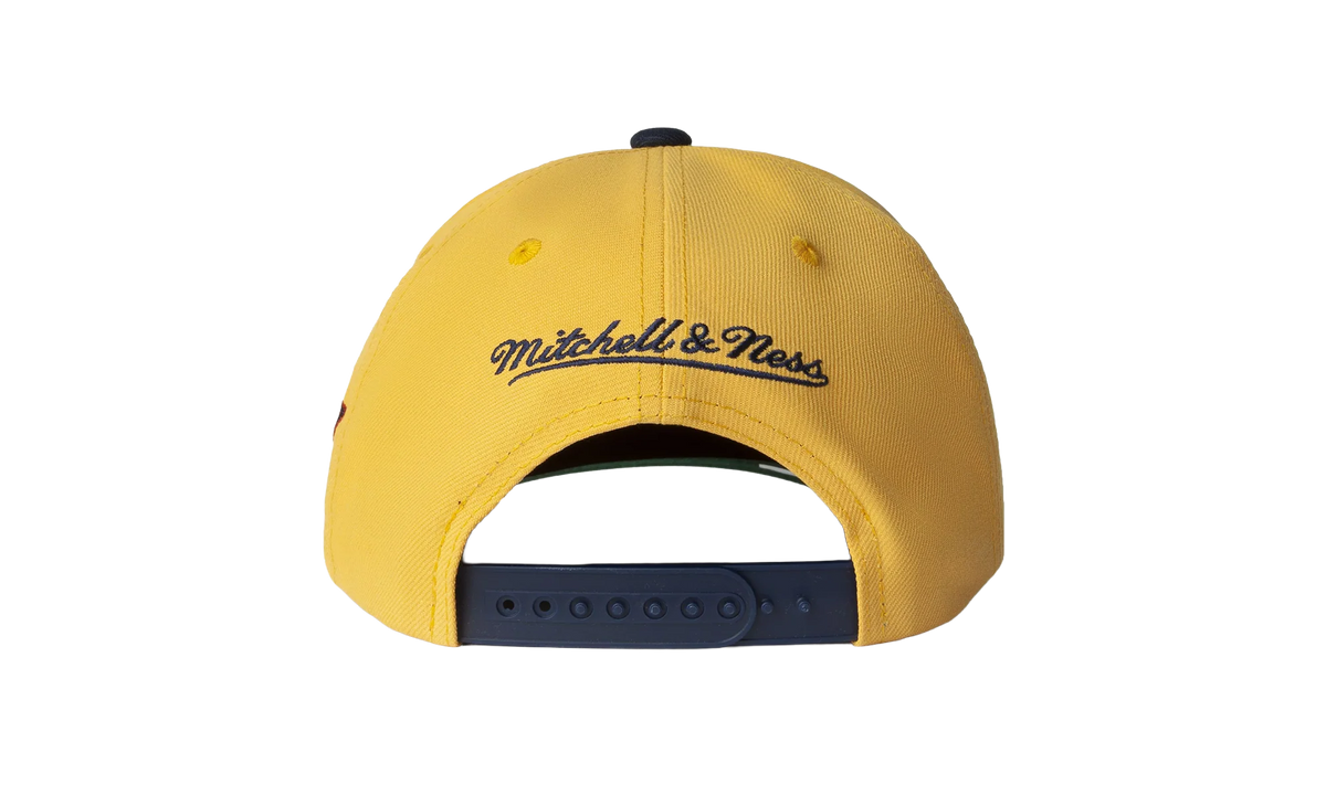 NBA Hardwood Classics Team Script 2.0 Pro Snapback Cap "Golden State Warriors - Yellow" HHSS5132 GSWYYPPPYELL