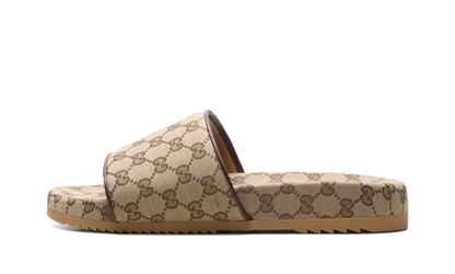 GG Slide "Beige Canvas" 624695 H6320 9763