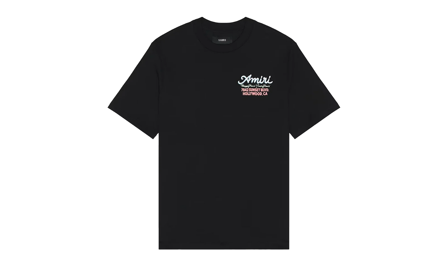 Neon Lights Oversized Tee "Black" AMJYTE1244