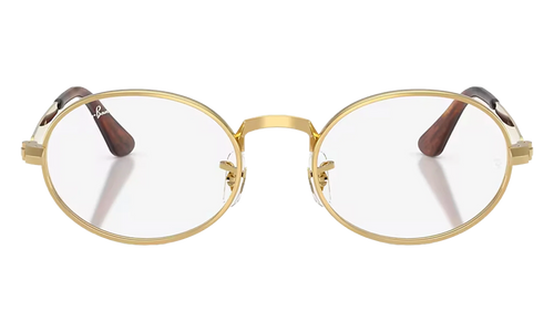 A$AP Rocky Rimless Round Sunglasses "Polished Arista Gold Demo Lens" RB3931V 2500
