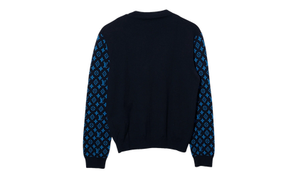 Monogram Mix Cashmere Crewneck "Navy" 1AATLQ