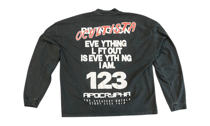 Occultista Vintage Long-Sleeve T-Shirt "Vintage Black" OCCT LS08