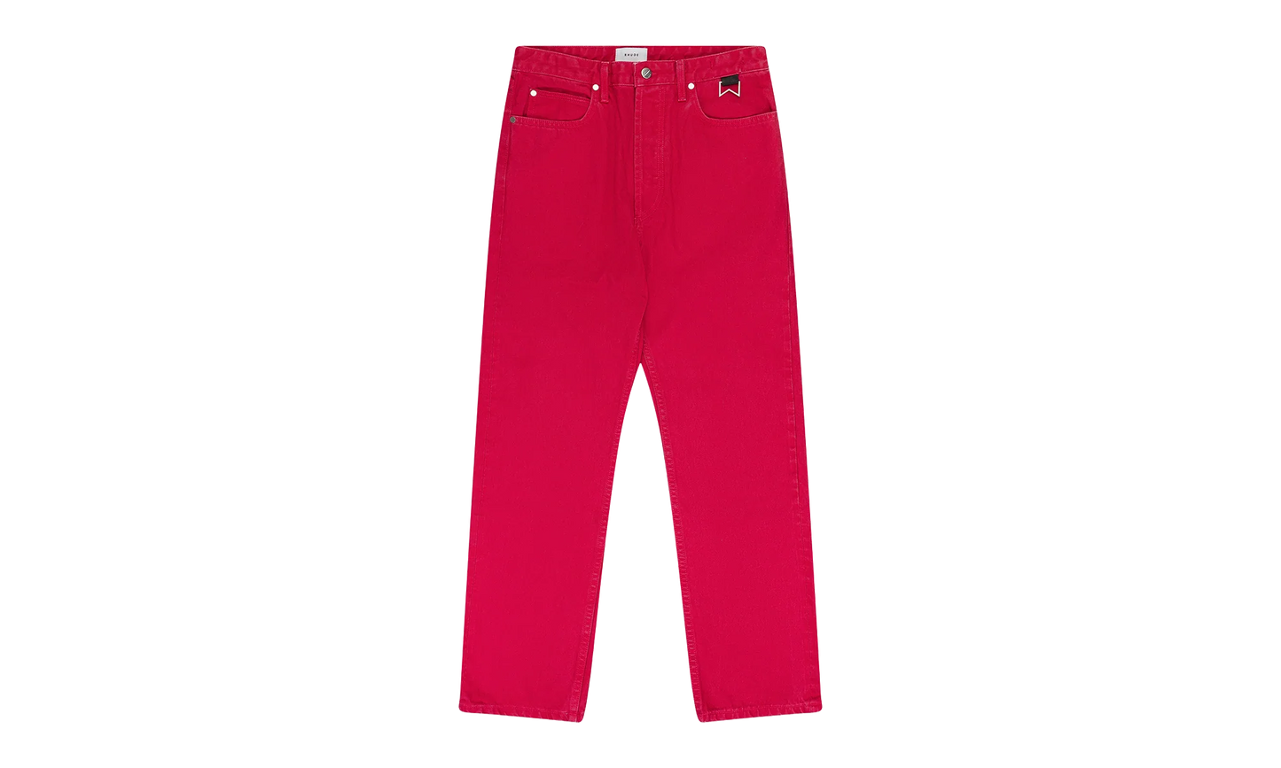 Denim Pants "Red" RHD-MJNS-0036