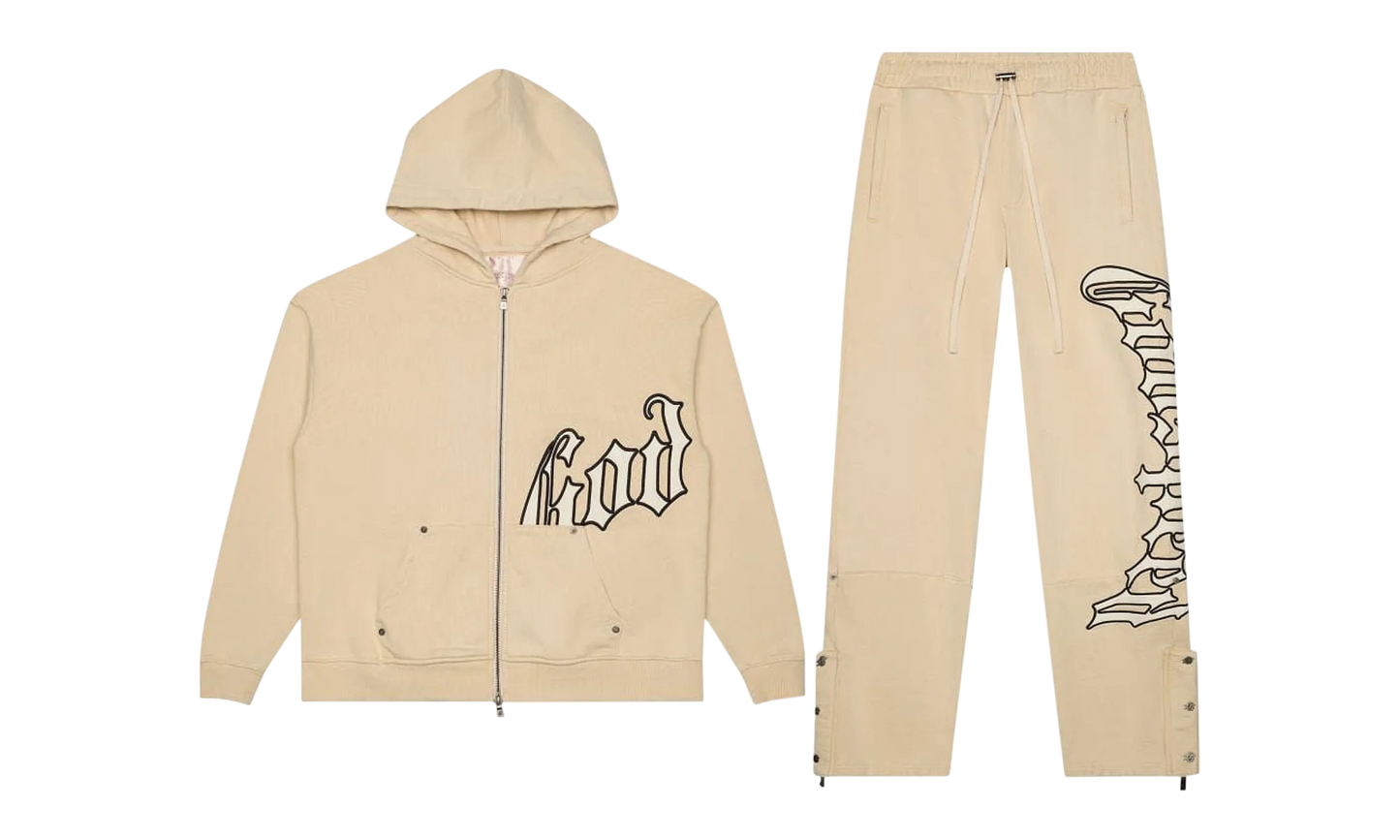 OG Logo Sweatsuit V2 "Creme/Bone" HK4R2KY4
