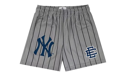 EE Basic Shorts (FW23) "New York Yankees - Grey / Navy" EE232