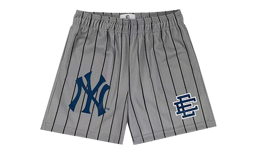EE Basic Shorts (FW23) "New York Yankees - Grey / Navy" EE232