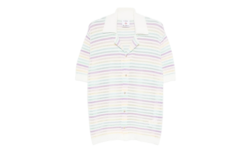 Flower Crochet Polo "Multicolor" M AW25 KW 1097 01 MULT