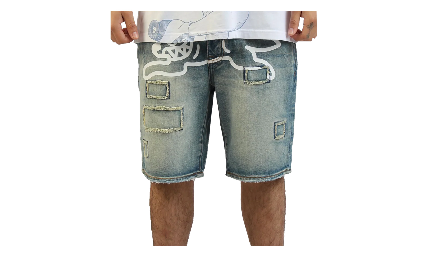 Returner Denim Shorts "Chocolate Chip" 461 2102 CHOC