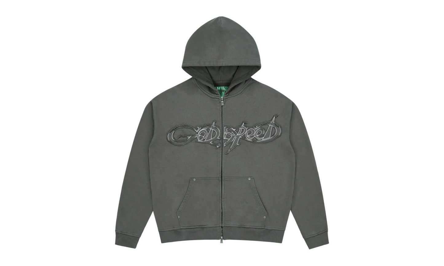 Raw Import Zip Up Hoodie "Grey" 10079159