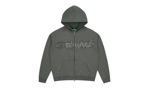 Raw Import Zip Up Hoodie "Grey" 10079159