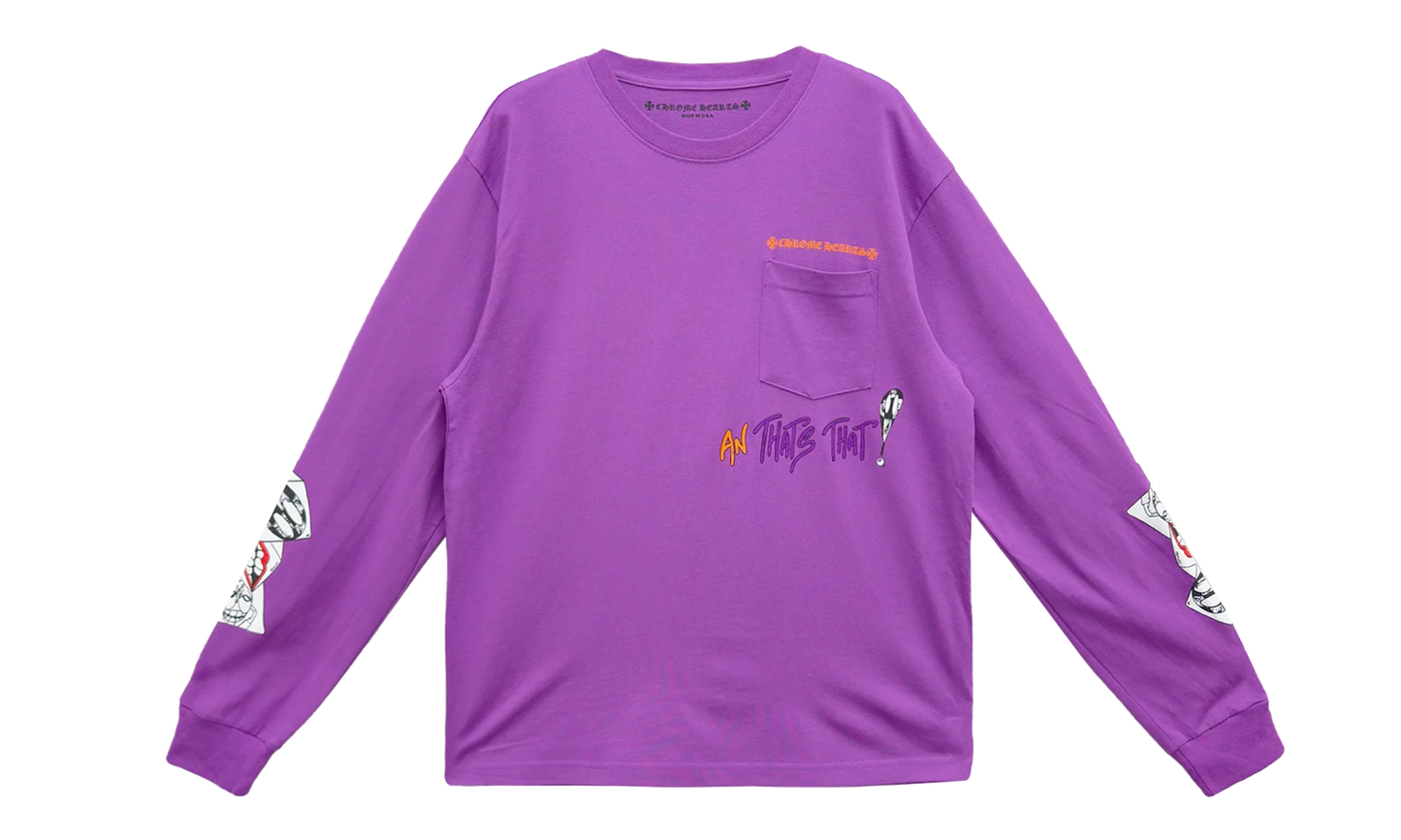 Matty Boy "I want more not less" Longsleeve "Purple" CHRM0817