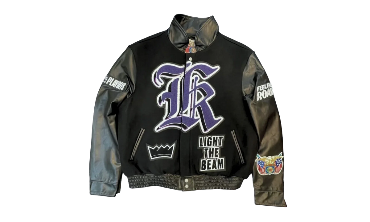 Wool & Leather Varsity Jacket "Sacramento Kings" NBA 102 KINGS