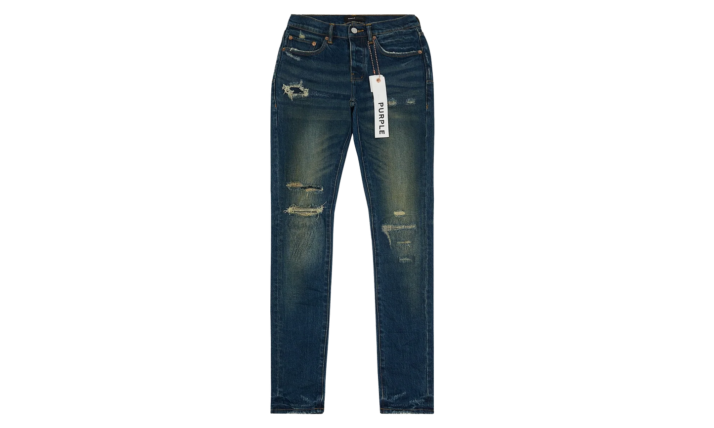 Light Destroy Indigo Denim "Blue" P001 LDDI324
