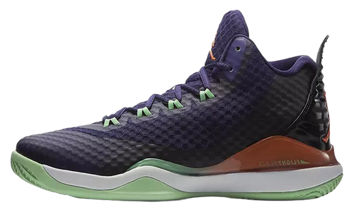 Air Jordan Super.Fly 3 PO "Ink / Bright Mandarin / Black / White" 724934 505