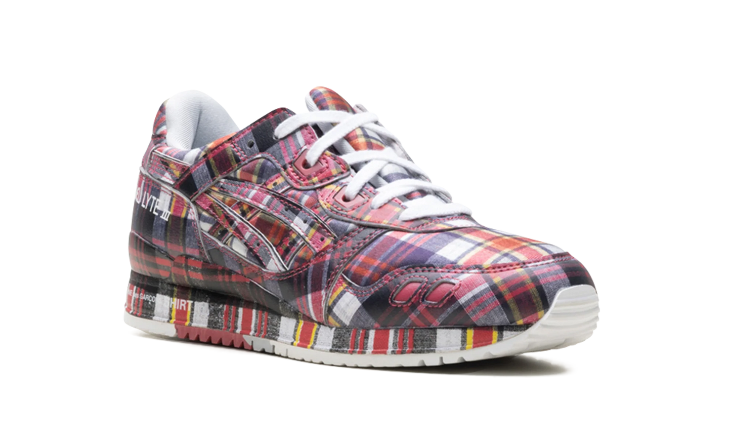 Gel-Lyte 3 07 Remastered "Comme des Garçons SHIRT Red Plaid" 1203A824 600