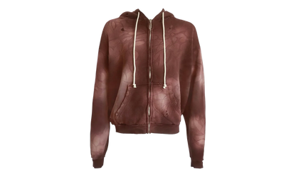 Tribal Zip-Up Hoodie "Brown" HSR128