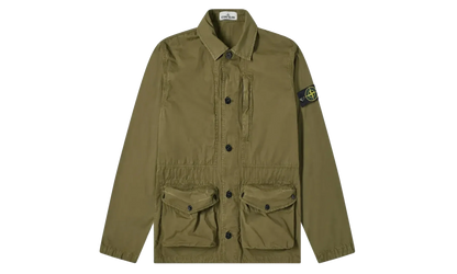 Tela Smerigliata Canvas 3 Pocket Jacket "Olive Green" 7415439WN V0158