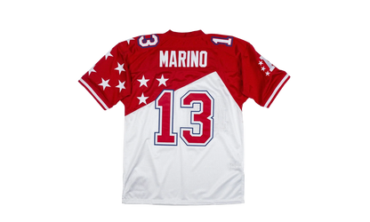NFL Dan Marino Authentic Jersey "1994-95 AFC - White / Red" AJY6LG19125 AFCWHRD94DMA