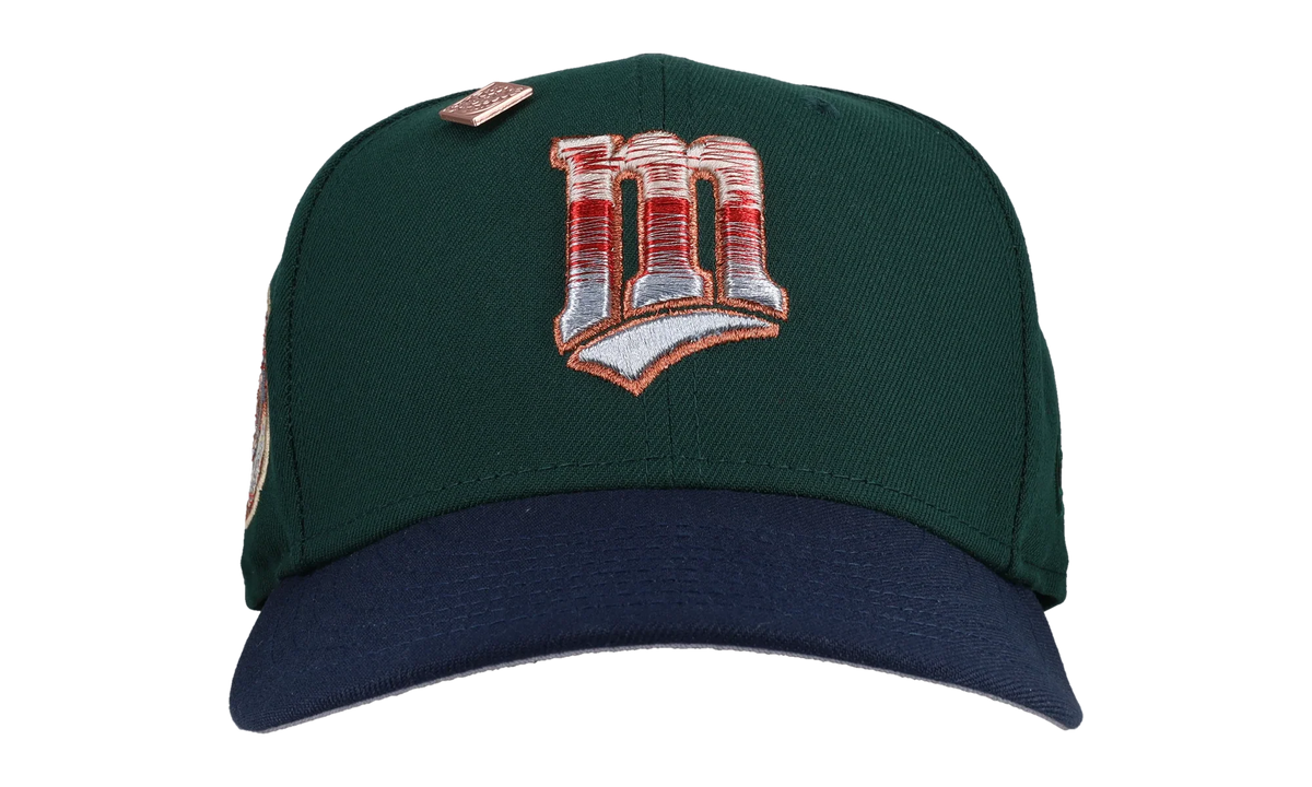 59FIFTY Minnesota Twins 50th Anniversary Fitted Hat "Green / Navy / Metallic" 123451300476