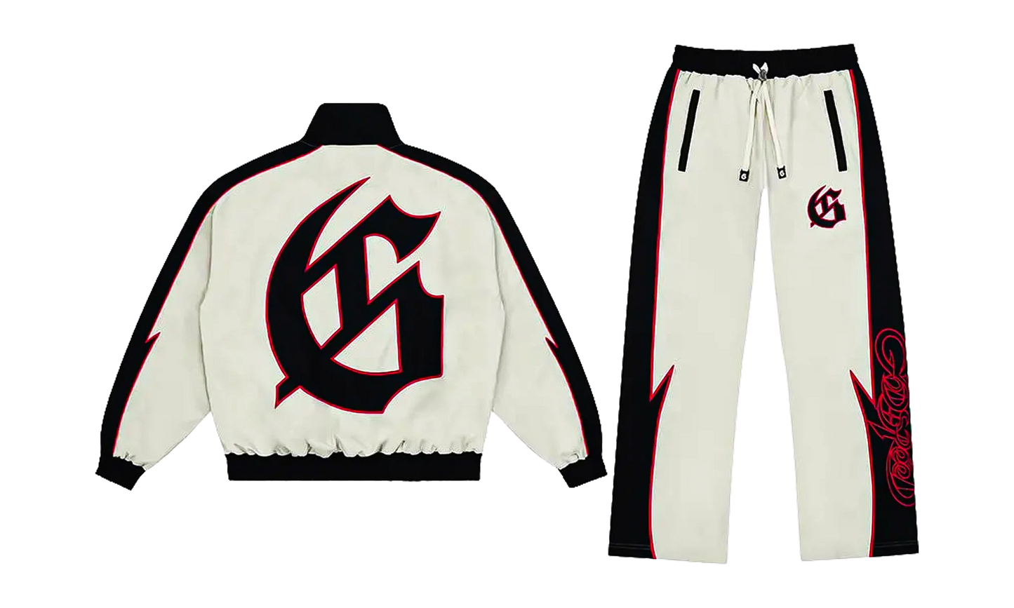 GT Tracksuit "White Red" GS197