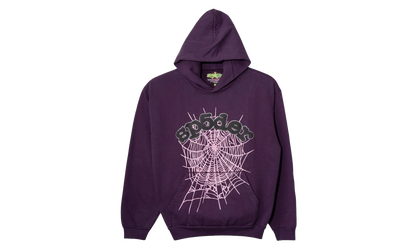 Crystal Websuit Hooded Sweatshirt "Purple" SP5der327