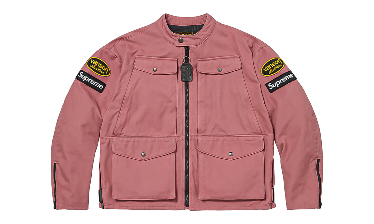 Vanson Leathers® Cordura® Jacket "SS26 - Pink" SU27116