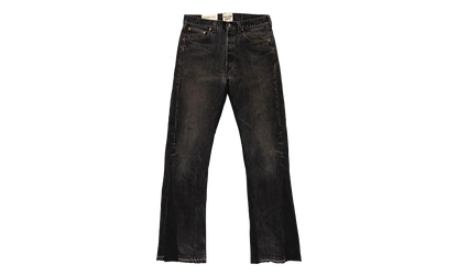 LA FLARE DENIM PANTS "Black" GD078