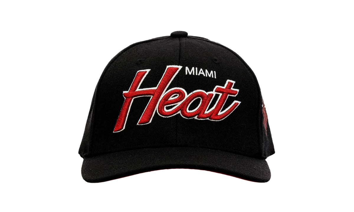 NBA Team Script 2.0 Stretch Snapback Cap "Miami Heat - Black" HHSS3281 MHEYYPPPBLCK