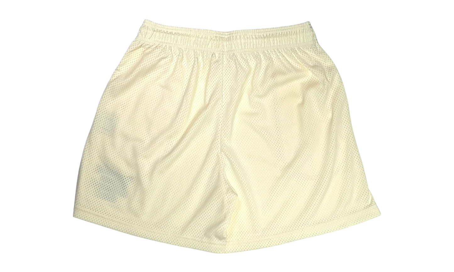 EE Basic Shorts "Antique White / Maroon" EE170