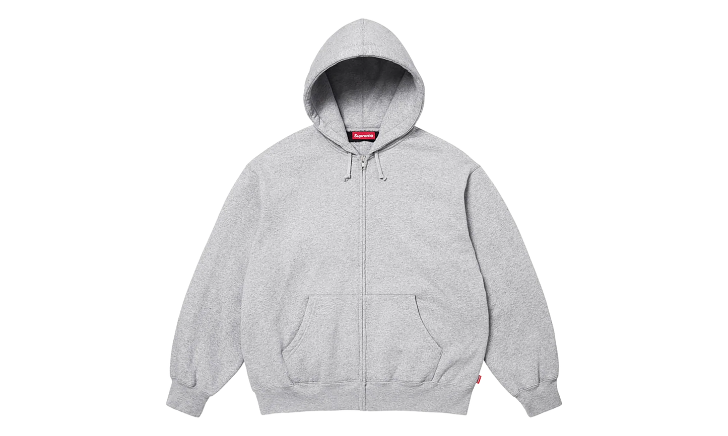 Cut Out Zip Up Sweatshirt "SS26 - Grey" SU27154
