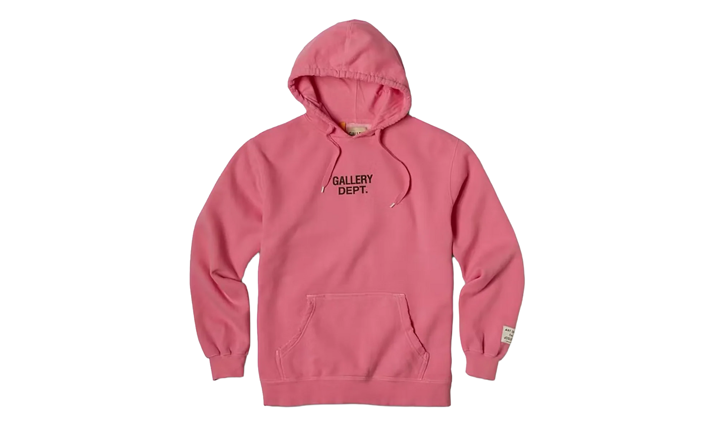 Centered Logo Hoodie Hoodie "Pink" GD017