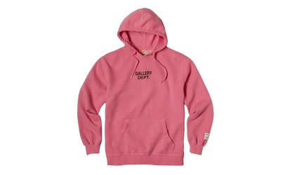 Centered Logo Hoodie Hoodie "Pink" GD017