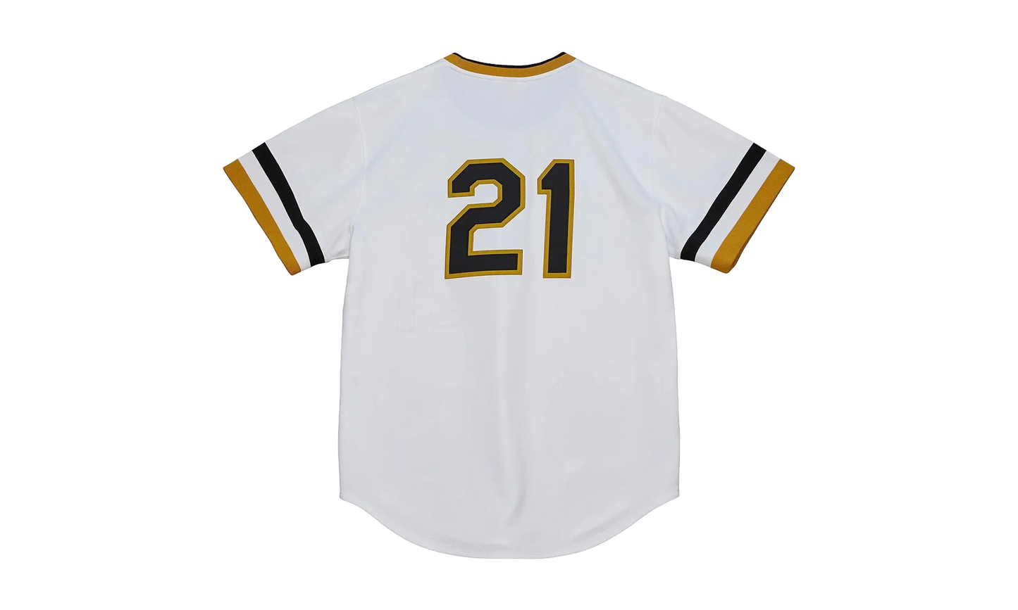 MLB Roberto Clemente Home Jersey "1971 Pittsburgh Pirates – White" AJY15616 PPI71RCLWHIT