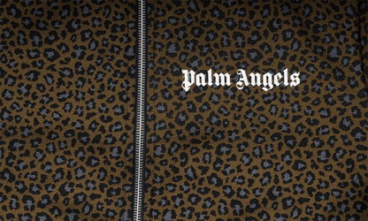 Leopard Track Jacket "Black / White / Brown" PMBD001S22FAB0135610