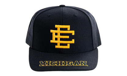 COLLEGE MICHIGAN CAP "SS24 - Navy/Maize" EE451
