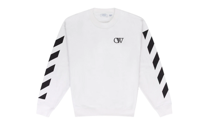 Diagonal Crewneck "White" OFW MHDS 0202