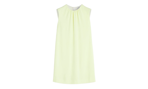 GATHERED NECK MINI DRESS "CITRON" RW DR0025 5606 P23_87
