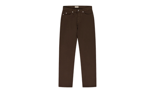 Classic Denim Straight-fit Jeans "Brown" RHD MJNS 0033