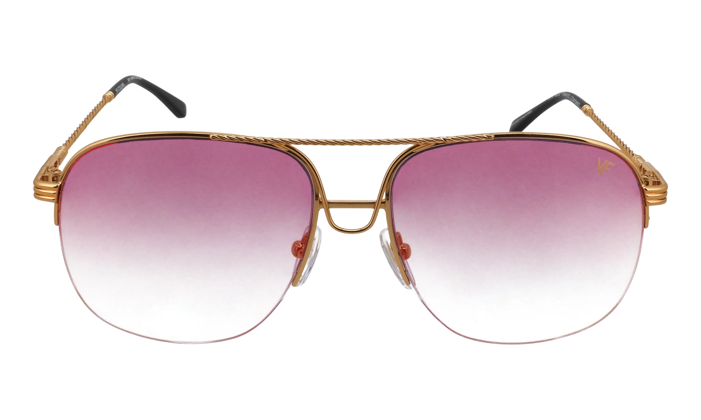 Collins Half Rim 24KT "Yellow Gold / Grape Pop" MPCL2 0001 54T4